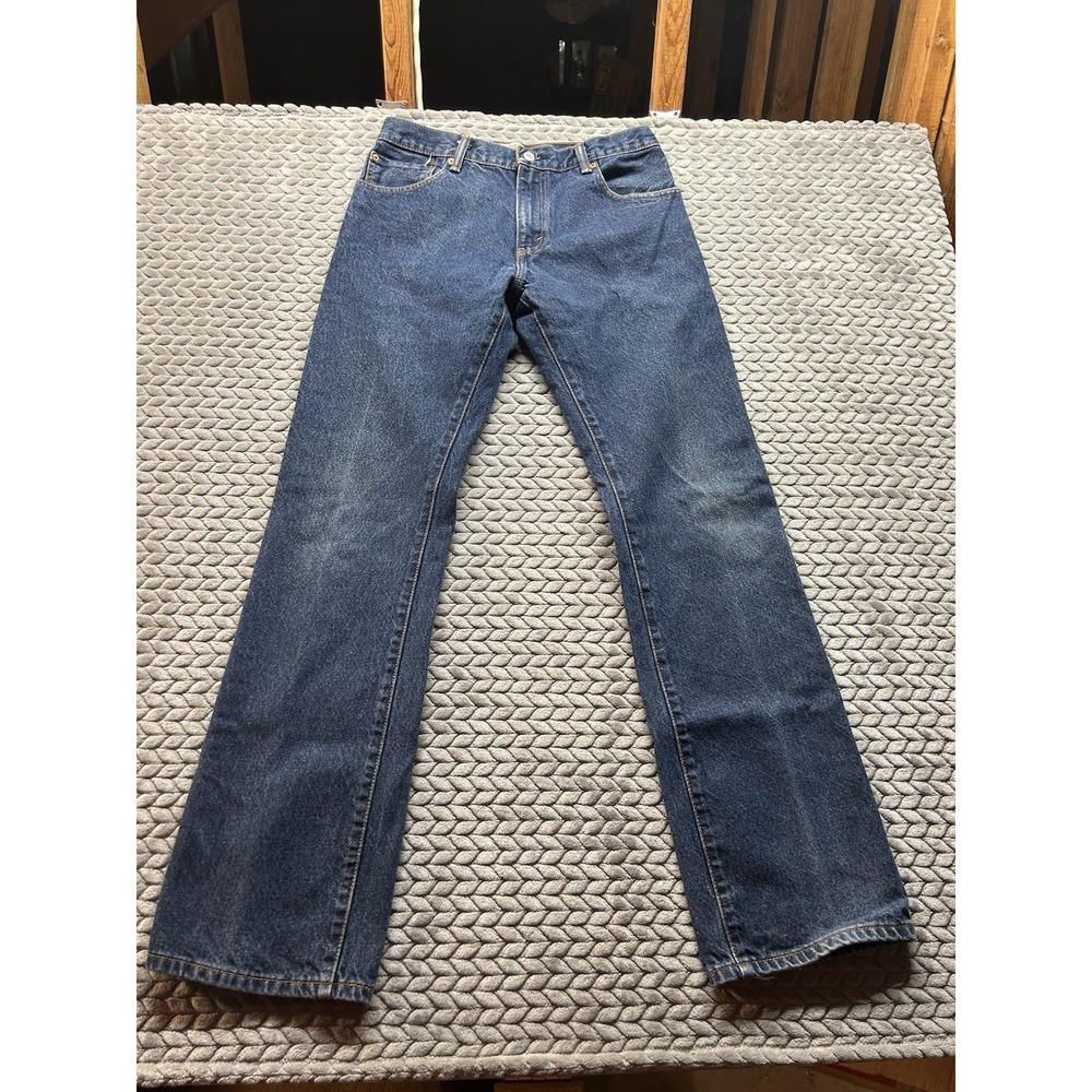 Levi's 517 Bootcut Jeans Mens 32x34 Dark Wash 100% Cotton Y2K Cowboy Western